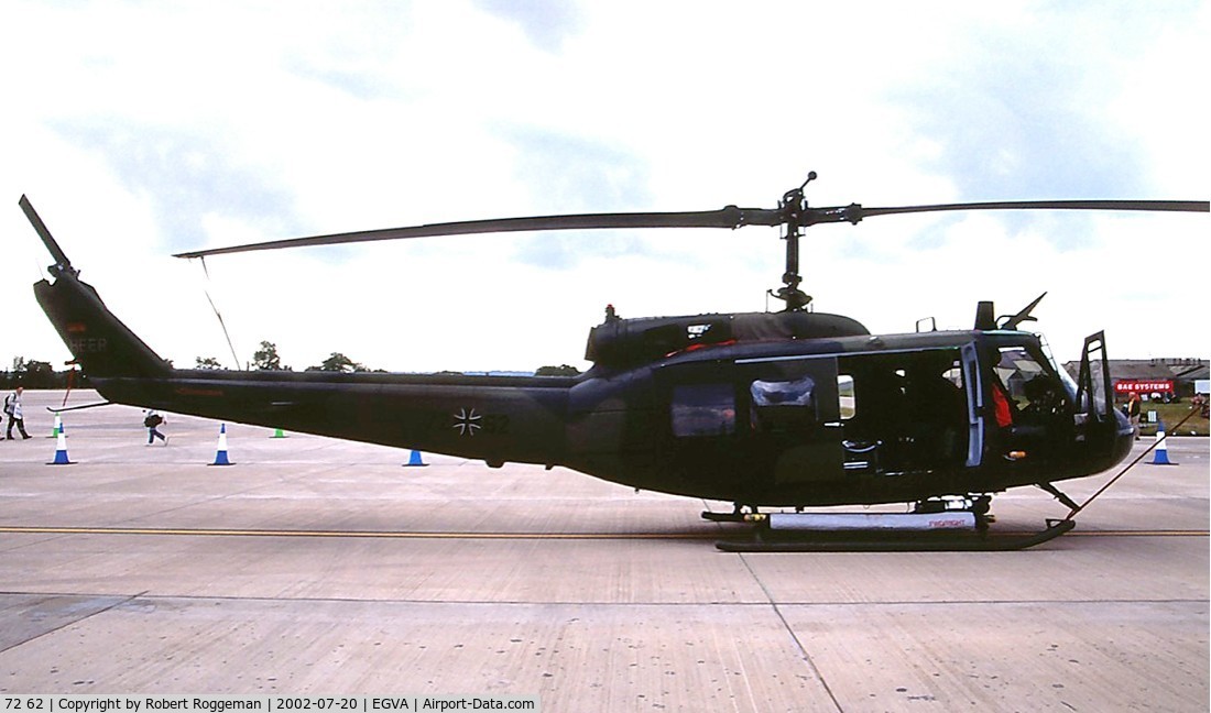 72 62, Bell (Dornier) UH-1D Iroquois (205) C/N 8382, GERMAN ARMY.HEER.