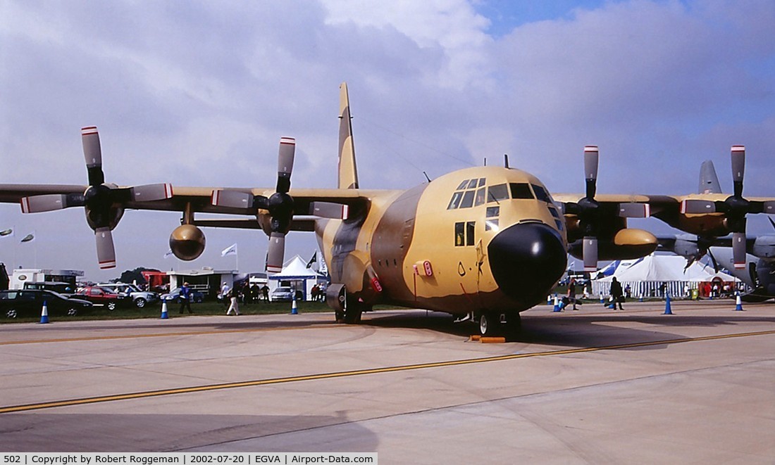 502, 1981 Lockheed C-130H Hercules C/N 4916, 4 Squadron Oman Air Force.
