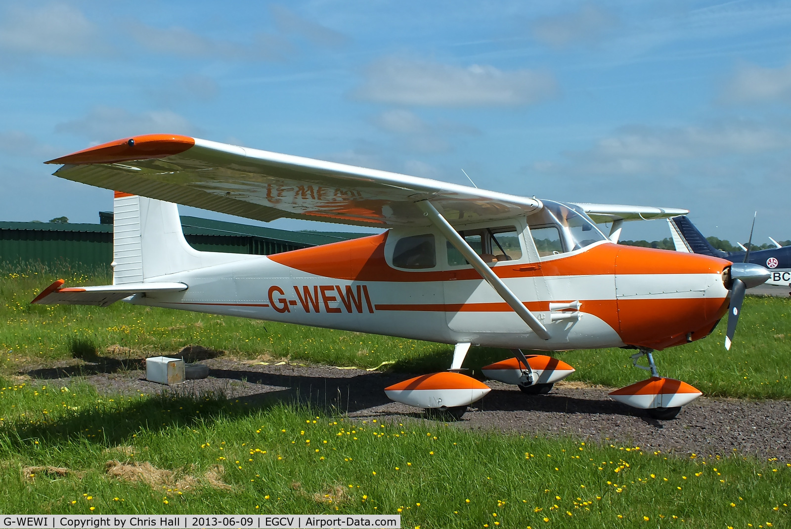 G-WEWI, 1959 Cessna 172 C/N 46555, Sleap visitor