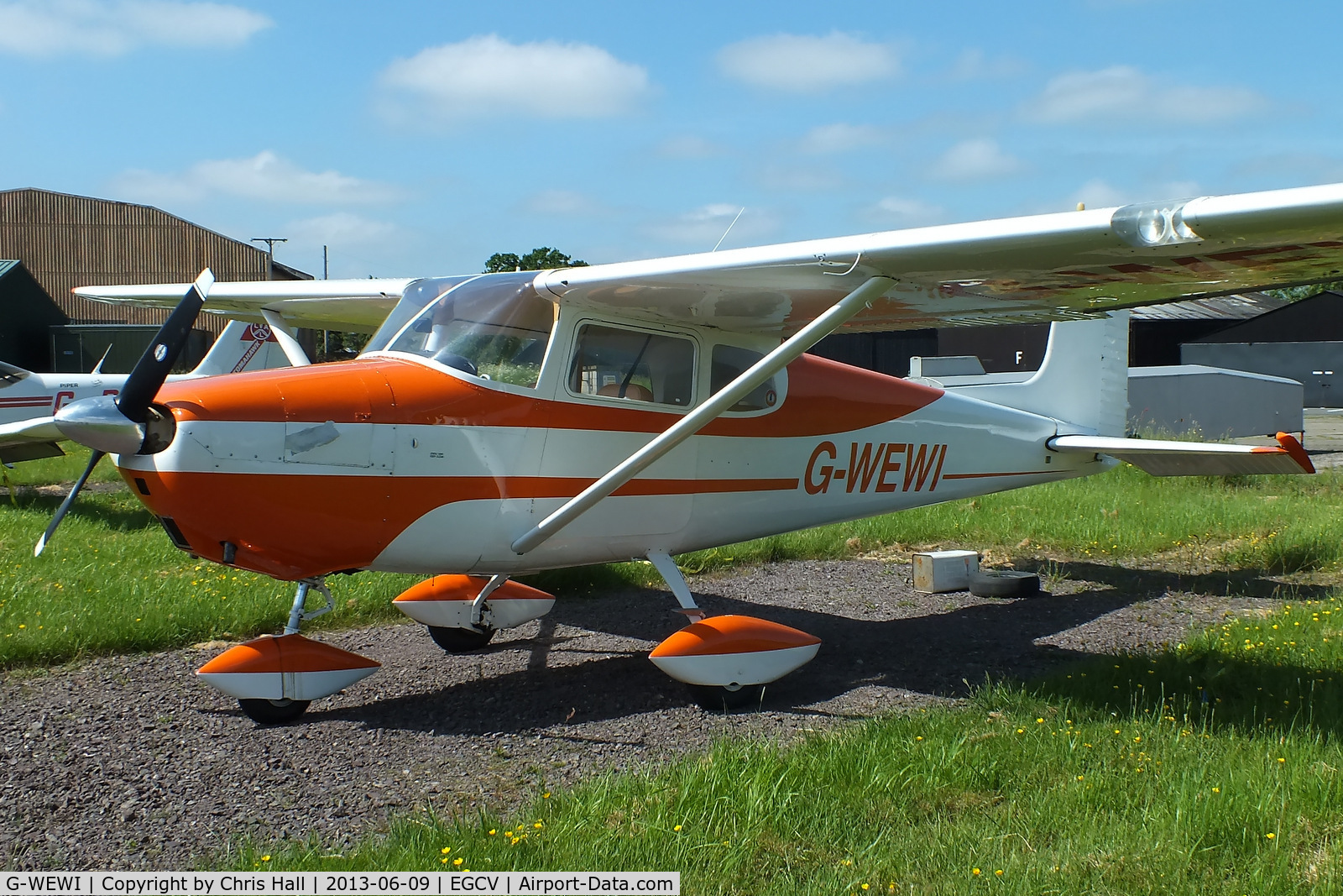 G-WEWI, 1959 Cessna 172 C/N 46555, Sleap visitor