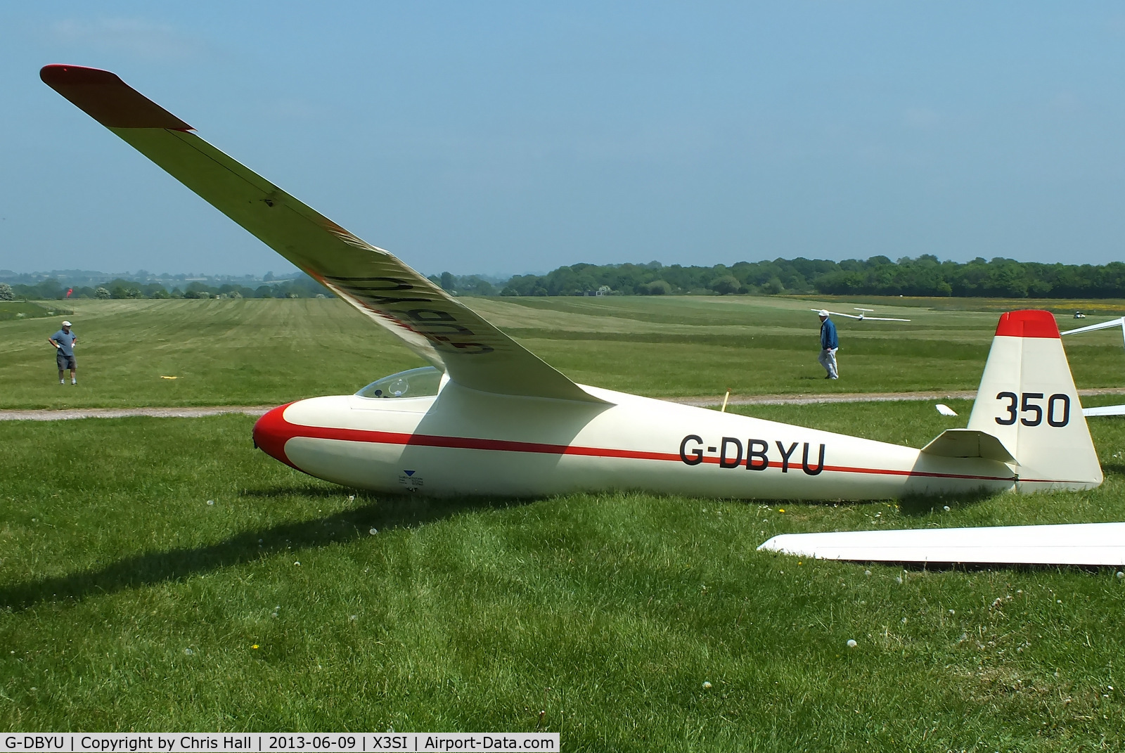 G-DBYU, 1966 Schleicher Ka-6CR Rhonsegler C/N 6525, Staffordshire Gliding Club, Seighford Airfield