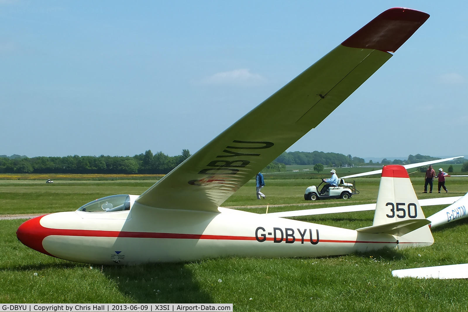 G-DBYU, 1966 Schleicher Ka-6CR Rhonsegler C/N 6525, Staffordshire Gliding Club, Seighford Airfield