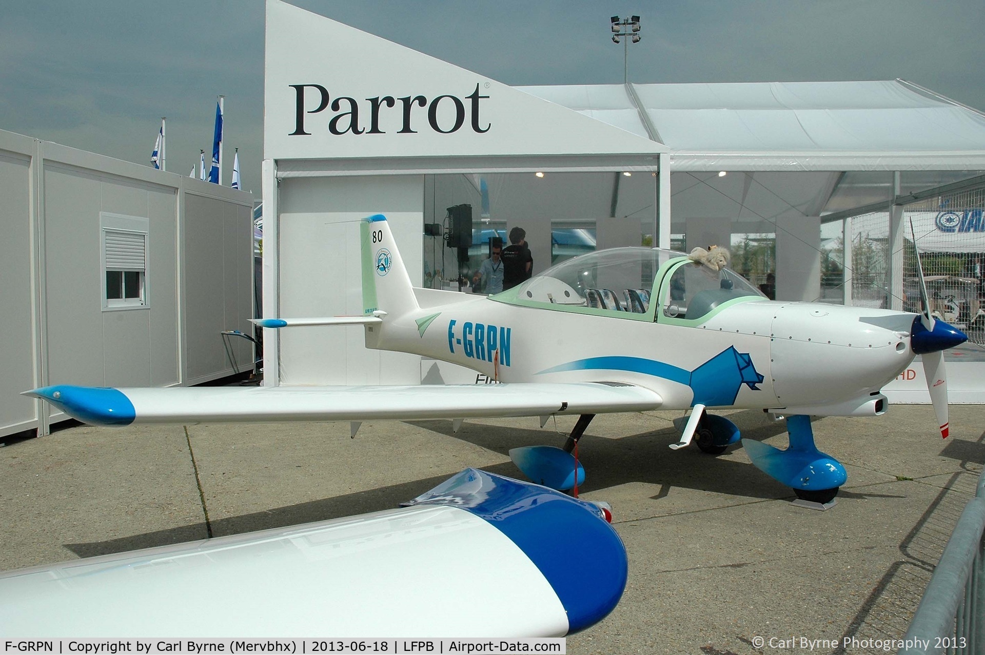 F-GRPN, Issoire APM 20 Lionceau C/N 17, Part of the 2013 Paris Air Show Static Display.
