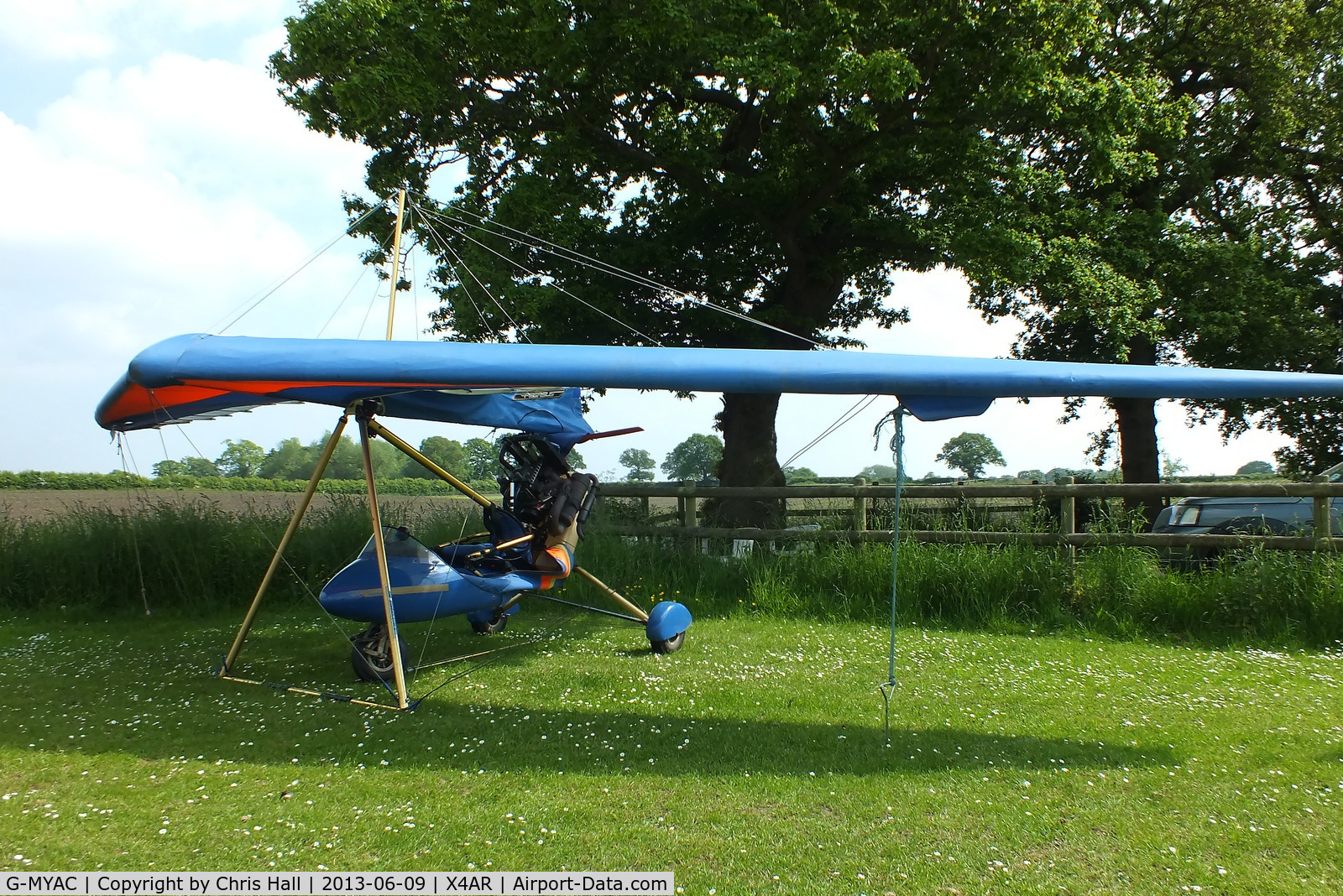 G-MYAC, 1992 Solar Wings Pegasus XL-Q C/N SW-WQ-0502, at Arclid Airfield, nr Sandbach, Cheshire