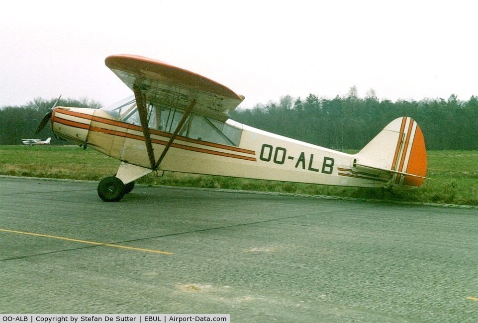 OO-ALB, 1952 Piper L-18C Super Cub (PA-18-95) C/N 18-1401, @ Ursel
