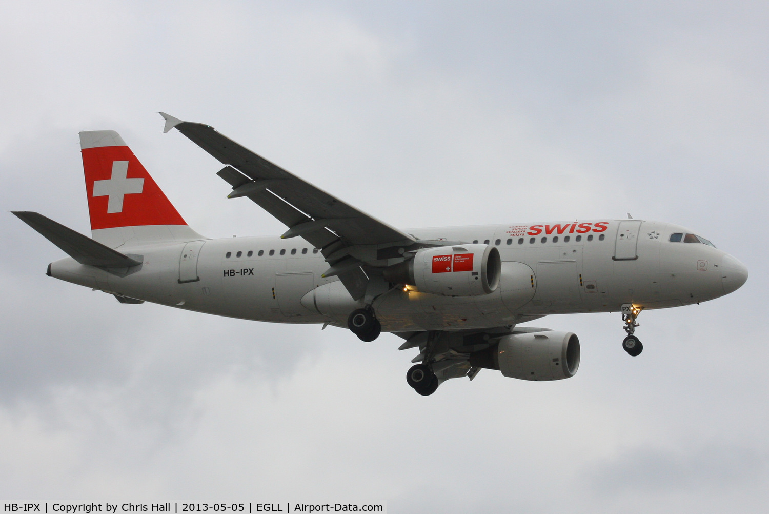 HB-IPX, 1996 Airbus A319-112 C/N 612, Swiss International Air Lines