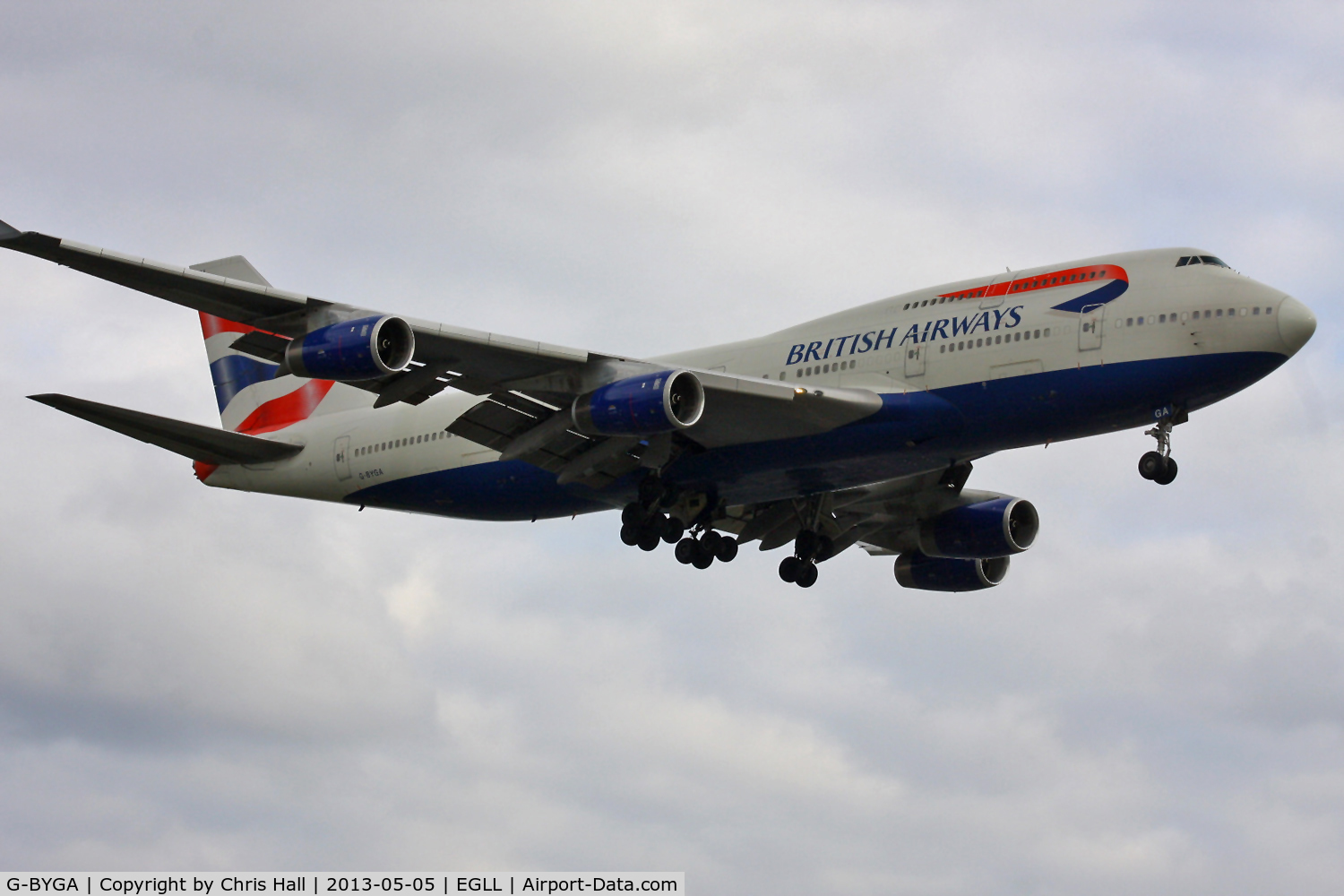 G-BYGA, 1998 Boeing 747-436 C/N 28855, British Airways