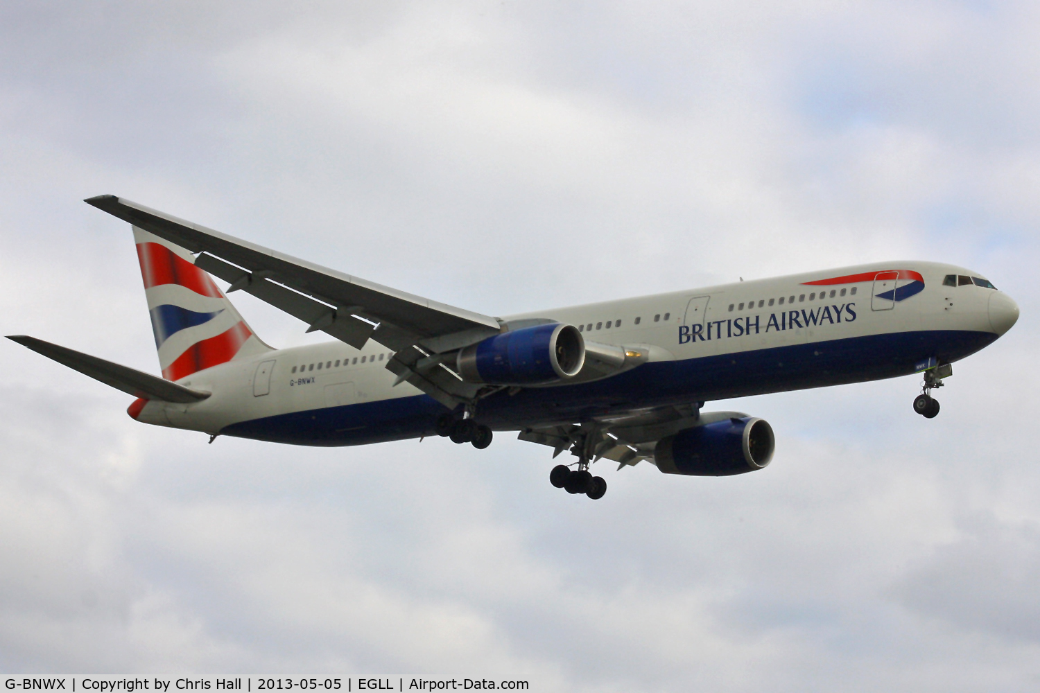 G-BNWX, 1994 Boeing 767-336 C/N 25832, British Airways