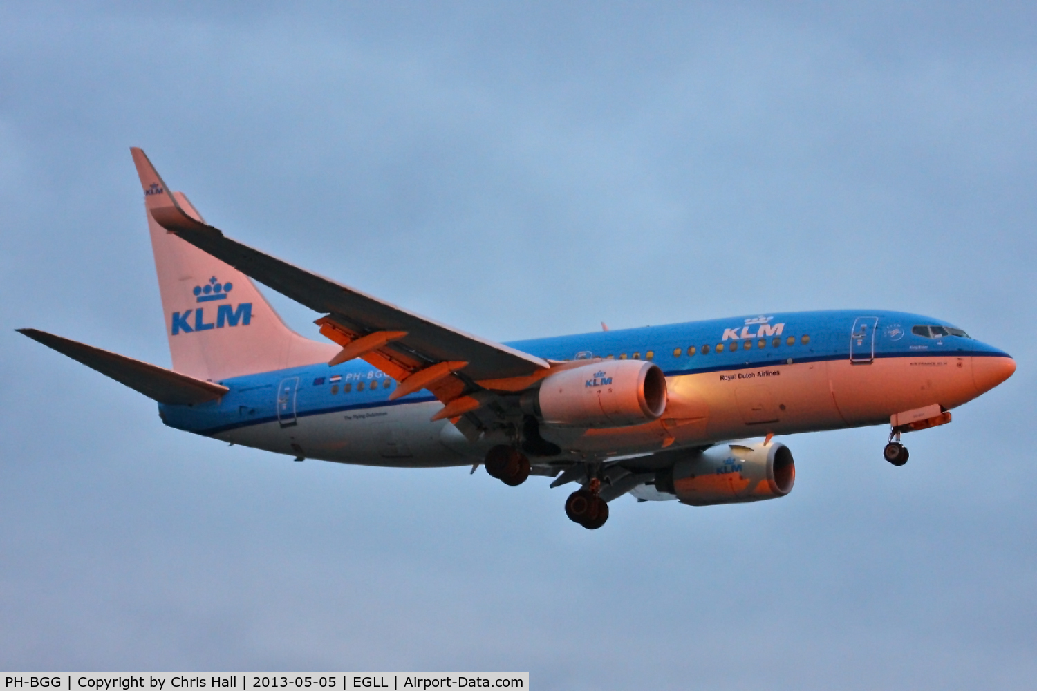 PH-BGG, 2009 Boeing 737-7K2 C/N 30367, KLM Royal Dutch Airlines