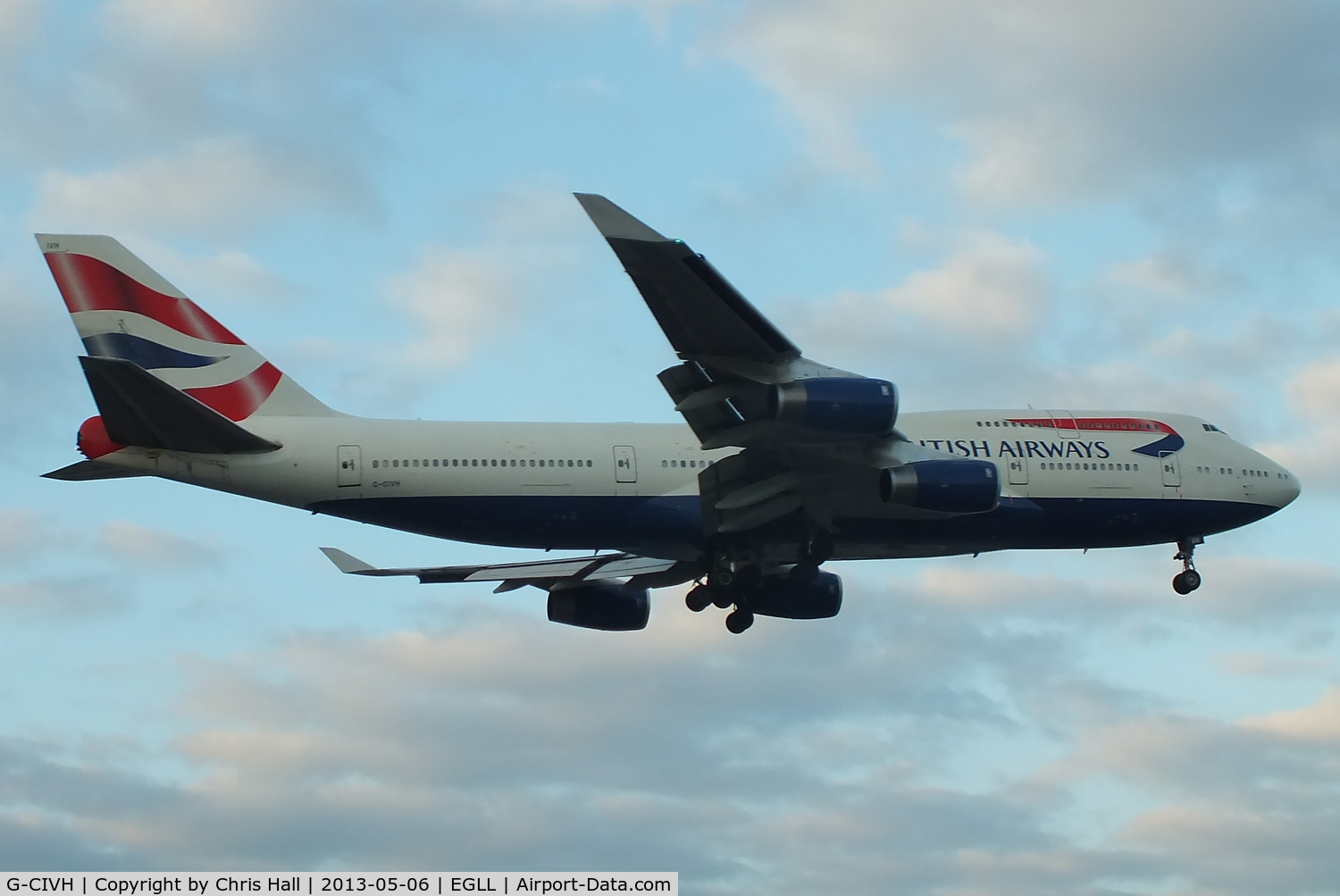 G-CIVH, 1996 Boeing 747-436 C/N 25809, British Airways