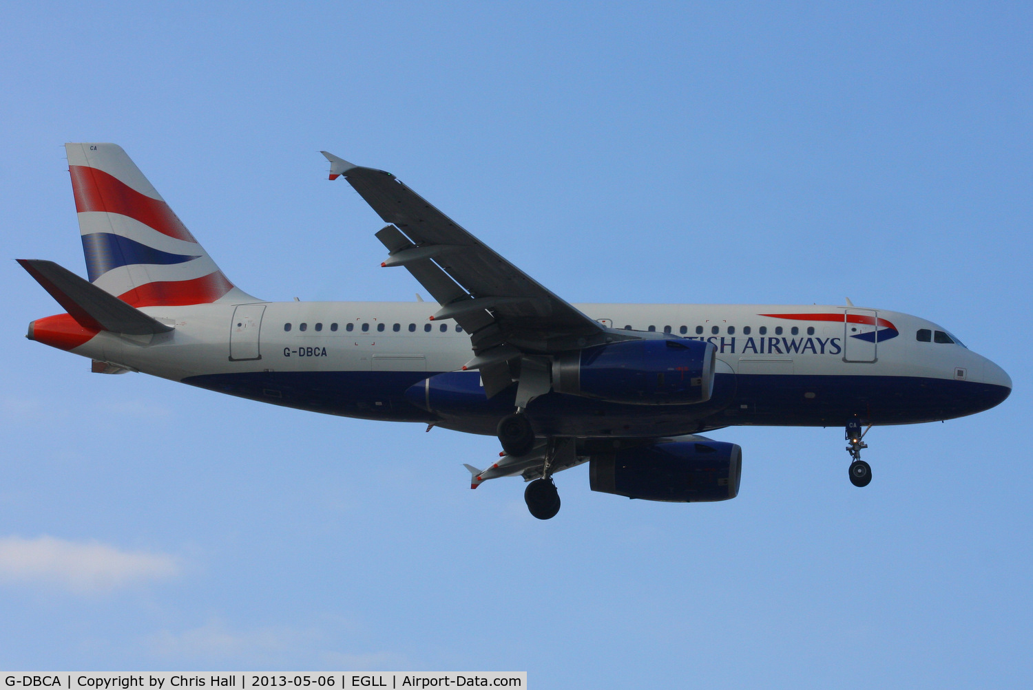 G-DBCA, 2004 Airbus A319-131 C/N 2098, British Airways