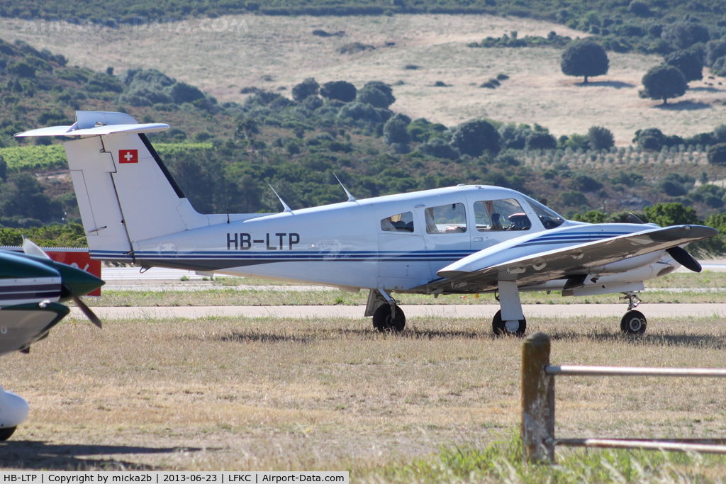 HB-LTP, 1982 Piper PA-44-180T Turbo Seminole C/N 44-8207008, Parked