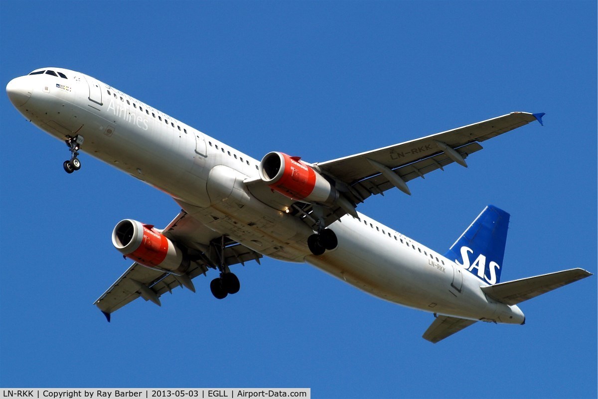 LN-RKK, 2002 Airbus A321-232 C/N 1848, Airbus A321-232 [1848] (SAS Scandinavian Airlines) Home~G 03/05/2013
