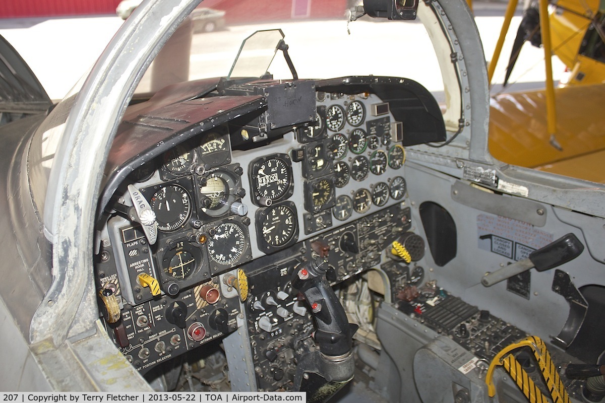 207, 1966 Northrop F-5A Freedom Fighter C/N N.7030, Cockpit of 1966 Northrop F-5A Freedom Fighter, c/n: N.7030