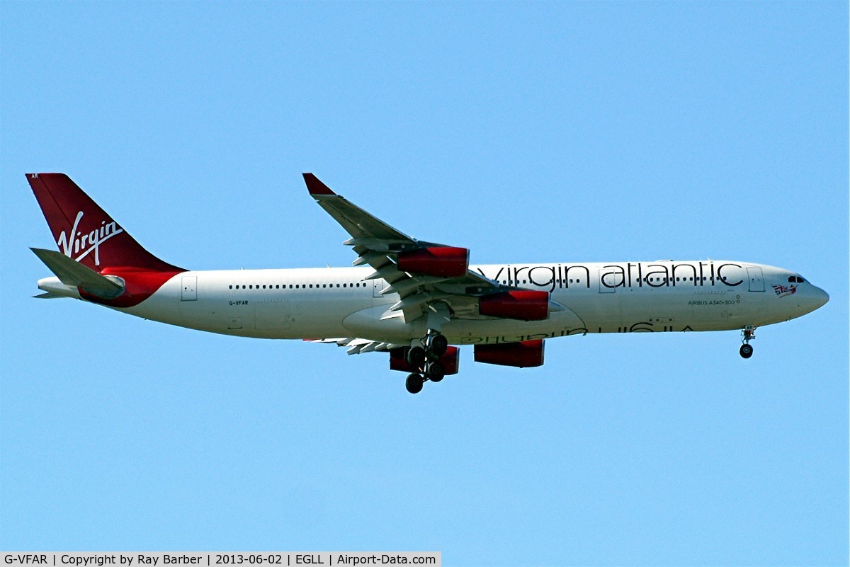 G-VFAR, 1998 Airbus A340-313X C/N 225, Airbus A340-313X [225] (Virgin Atlantic) Home~G 02/06/2013