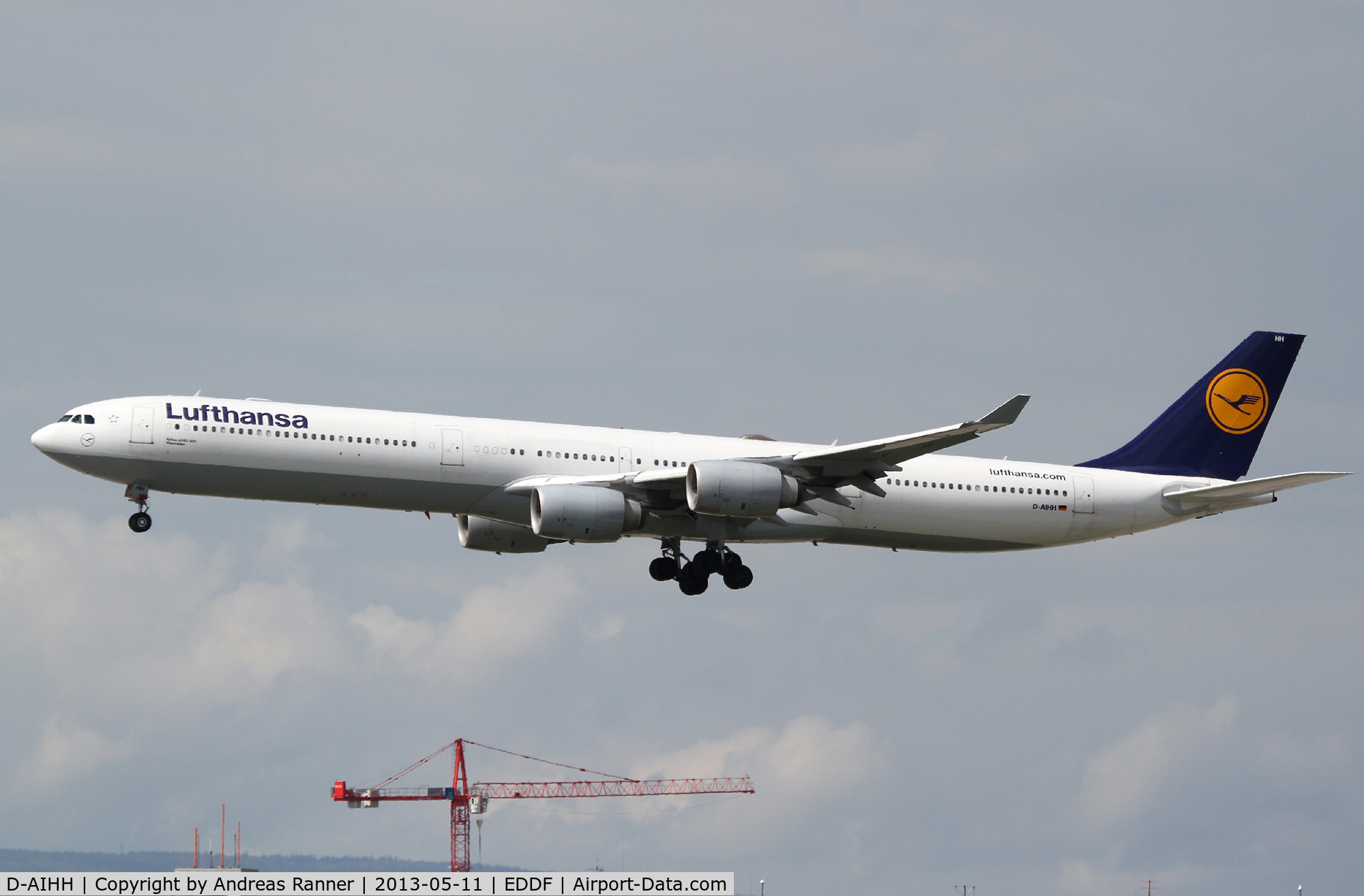 D-AIHH, 2004 Airbus A340-642 C/N 566, Lufthansa Airbus A340