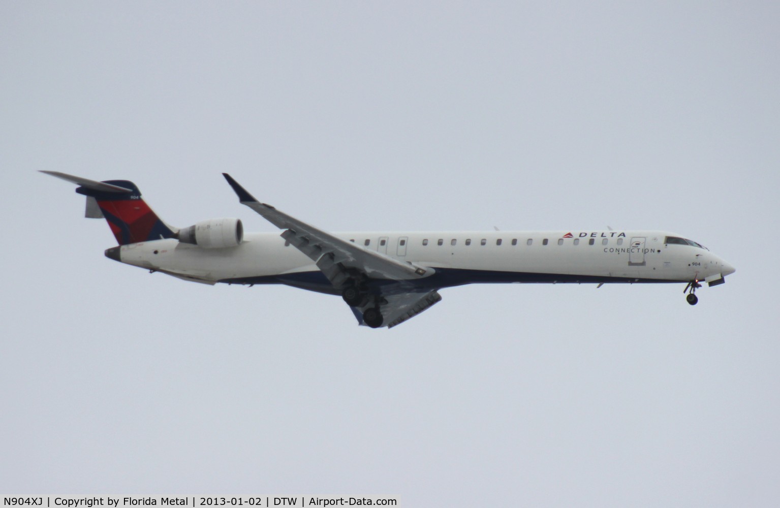 N904XJ, 2007 Bombardier CRJ-900ER (CL-600-2D24) C/N 15135, Delta Connection CRJ-900