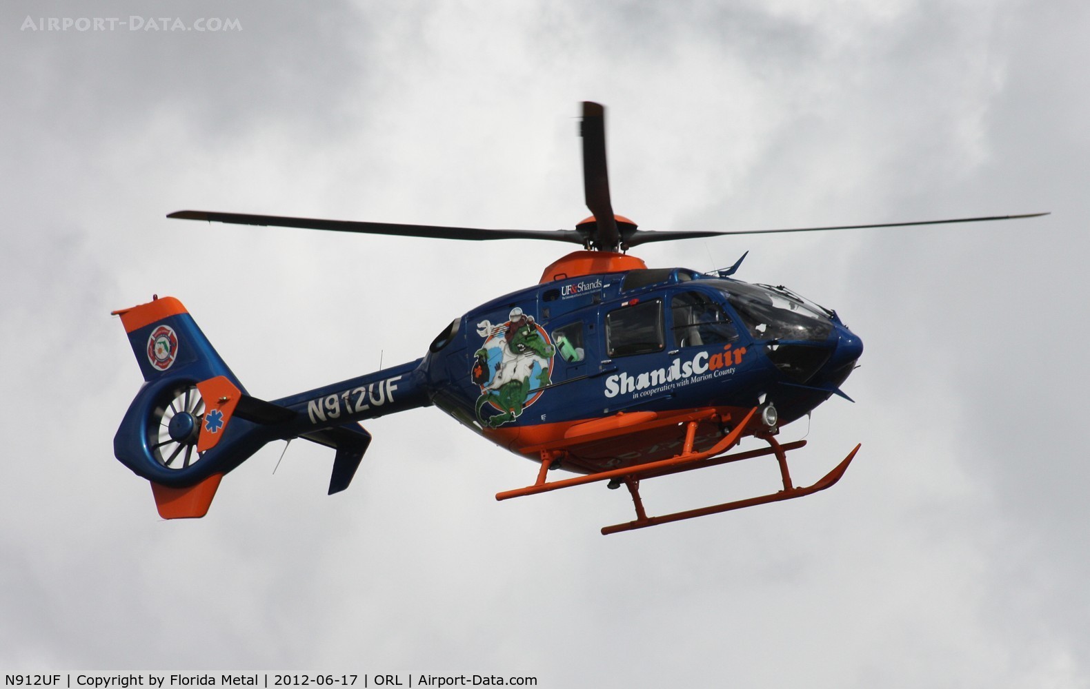 N912UF, 2011 Eurocopter EC-135P-2i C/N 1012, University of Florida Hospital EC135