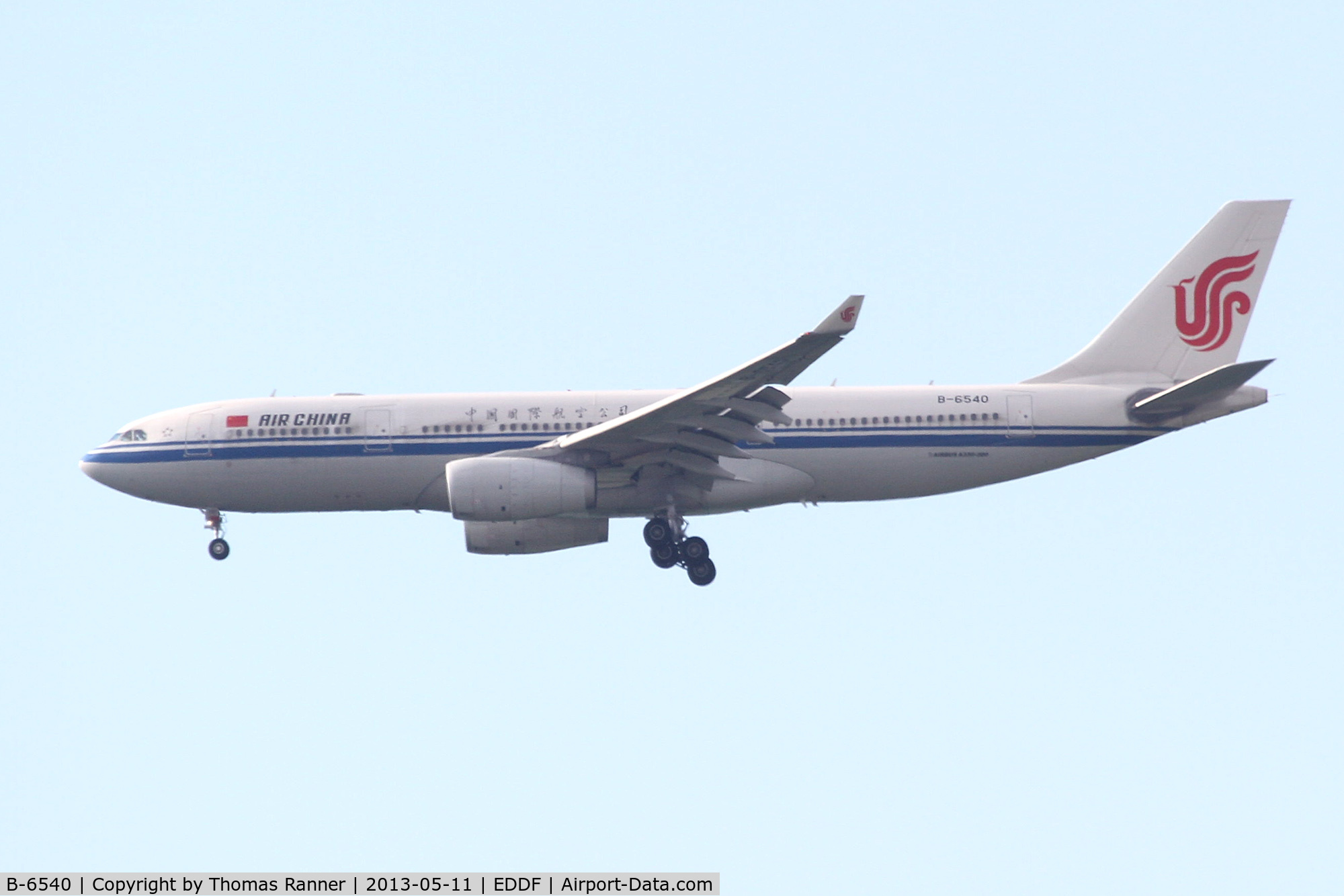 B-6540, 2011 Airbus A330-243 C/N 1282, Air China Airbus A330