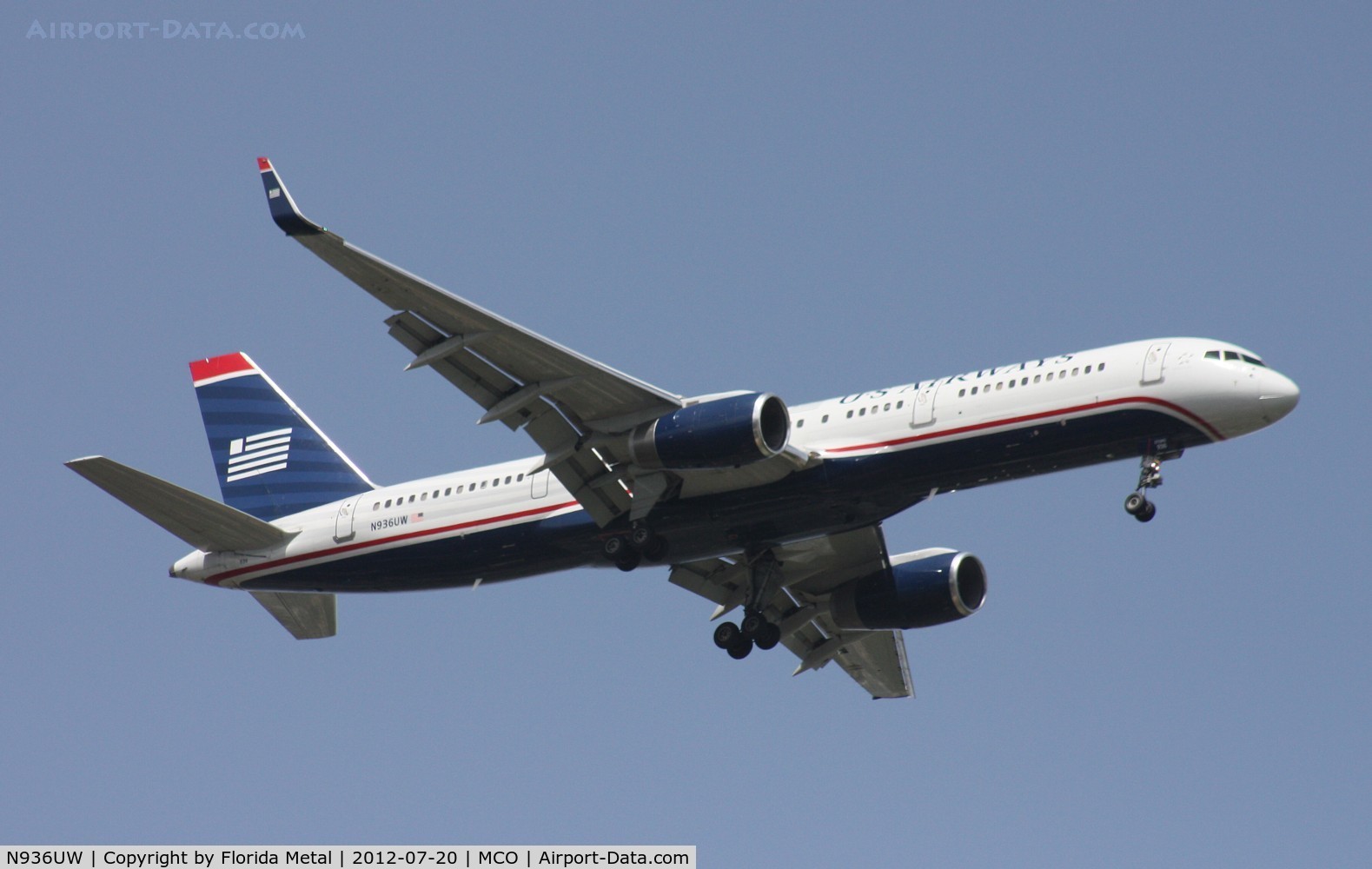 N936UW, 1994 Boeing 757-2B7 C/N 27244, USAirways 757