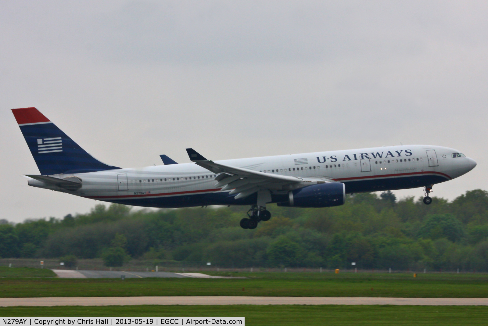 N279AY, 2009 Airbus A330-243 C/N 1011, US Airways