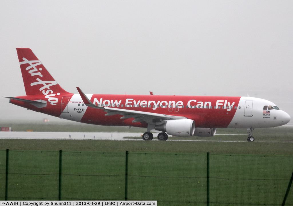 F-WWIH, 2013 Airbus A320-216 C/N 5619, C/n 5619 - To be 9M-AQV