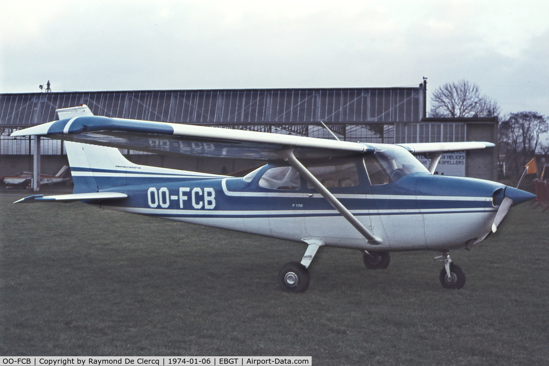 OO-FCB, 1973 Reims F172M Skyhawk Skyhawk C/N 0923, Gent  6-1-1974