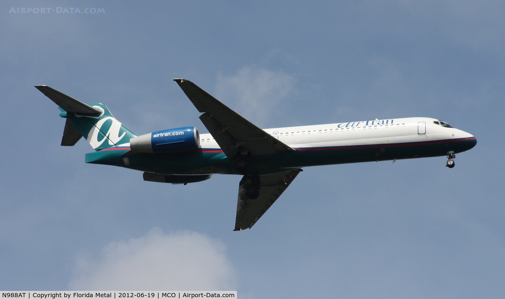 N988AT, 2001 Boeing 717-200 C/N 55068, Air Tran 717