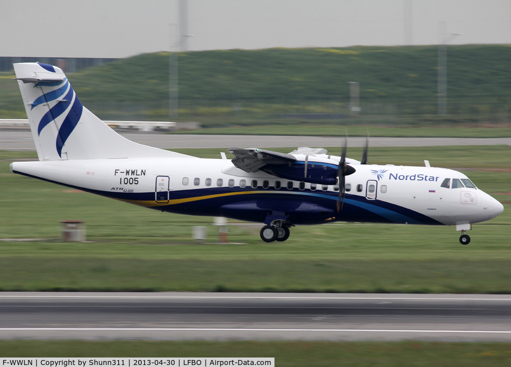 F-WWLN, 2013 ATR 42-600 C/N 1005, C/n 1005 - To be VP-B?? - Second ATR42-600 for NordStar...