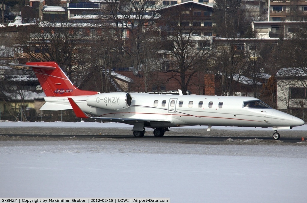 G-SNZY, 2008 Learjet 45 C/N 45-375, 