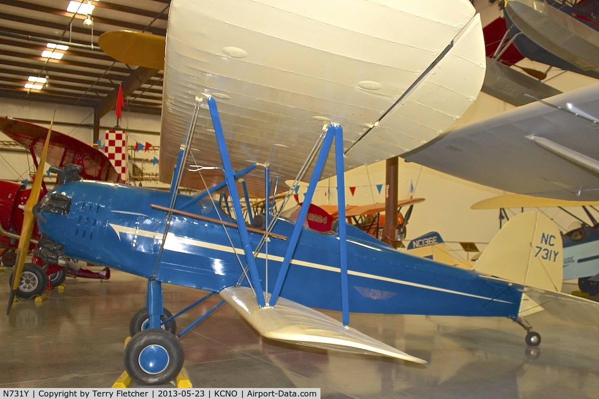 N731Y, 1930 Bird BK C/N 2039-19, At Yanks Air Museum , Chino , California