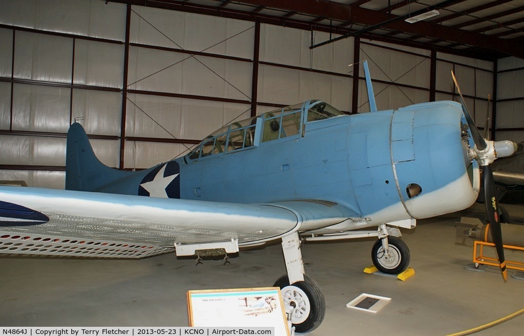 N4864J, Douglas SBD-4 Dauntless C/N 10518, At Yanks Air Museum , Chino , California