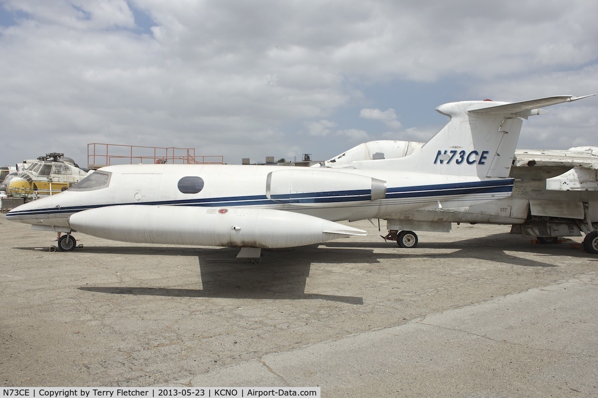 N73CE, 1965 Learjet 23 C/N 23-068, At Yanks Air Museum , Chino , California