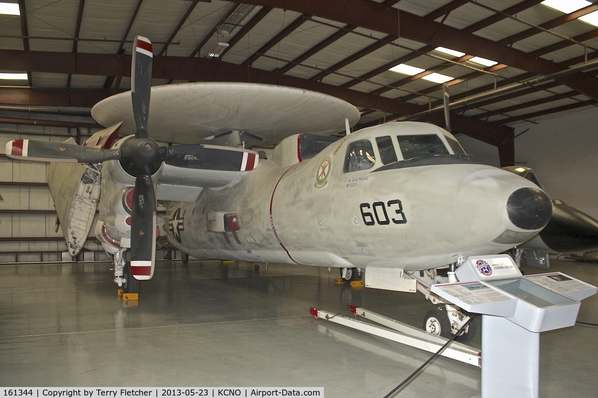 161344, Grumman E-2C Hawkeye C/N A075, At Yanks Air Museum , Chino , California