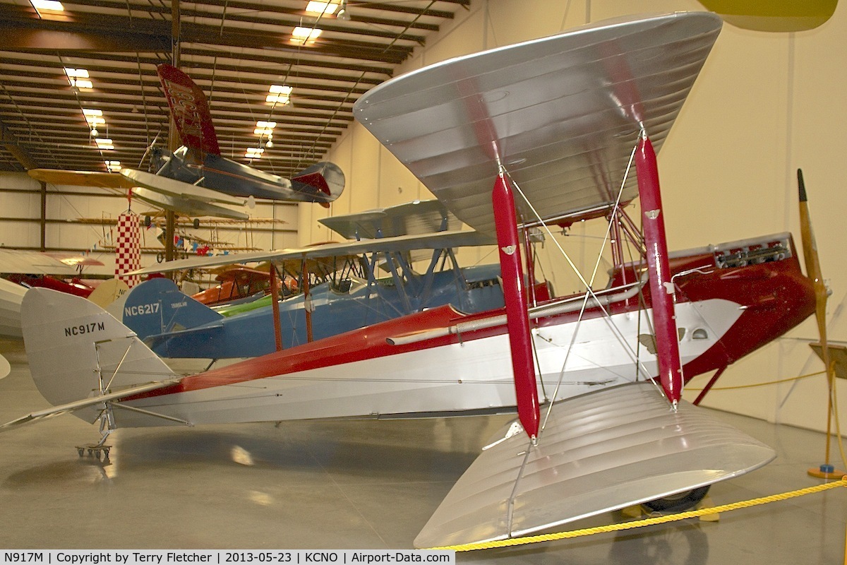 N917M, 1929 Moth Aircraft DH-60GMW Gipsy Moth C/N 118, At Yanks Air Museum , Chino , California