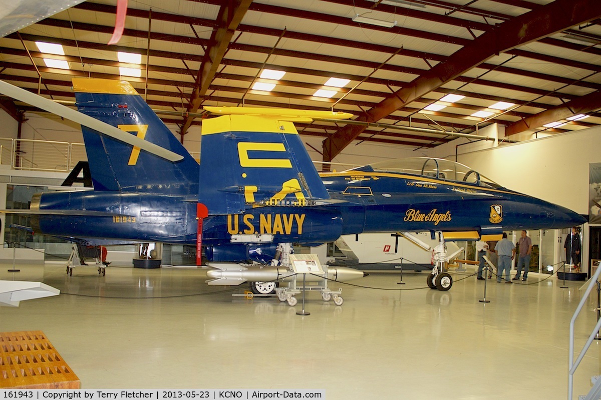 161943, McDonnell Douglas F/A-18B Hornet C/N 0150, At Yanks Air Museum , Chino , California