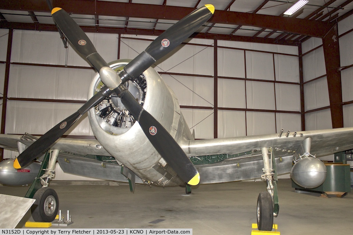 N3152D, Republic P-47D Thunderbolt C/N 45-49346, At Yanks Air Museum , Chino , California
