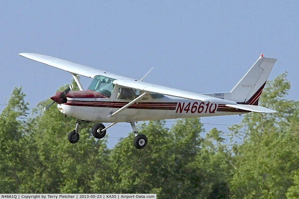 N4661Q, 1981 Cessna 152 C/N 15285047, At Corona Municipal , California