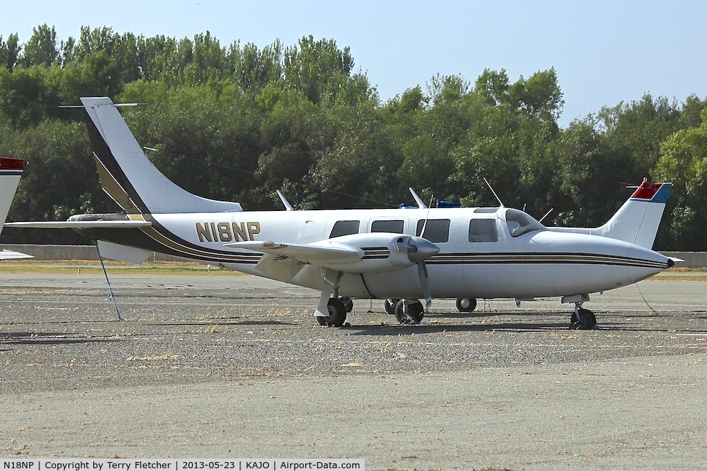 N18NP, 1975 Smith Aerostar 601P C/N 61P-0237-036, At Corona Municipal , California