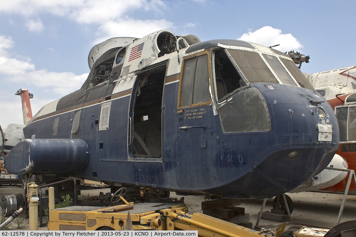 62-12578, 1962 Sikorsky CH-3C C/N 61.503, At Yanks Air Museum , Chino