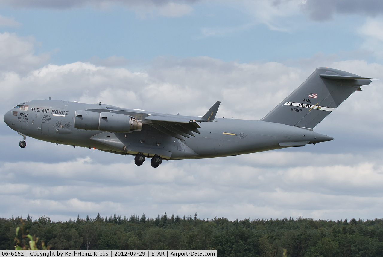 06-6162, 2006 Boeing C-17A Globemaster III C/N P-162, US Air Force