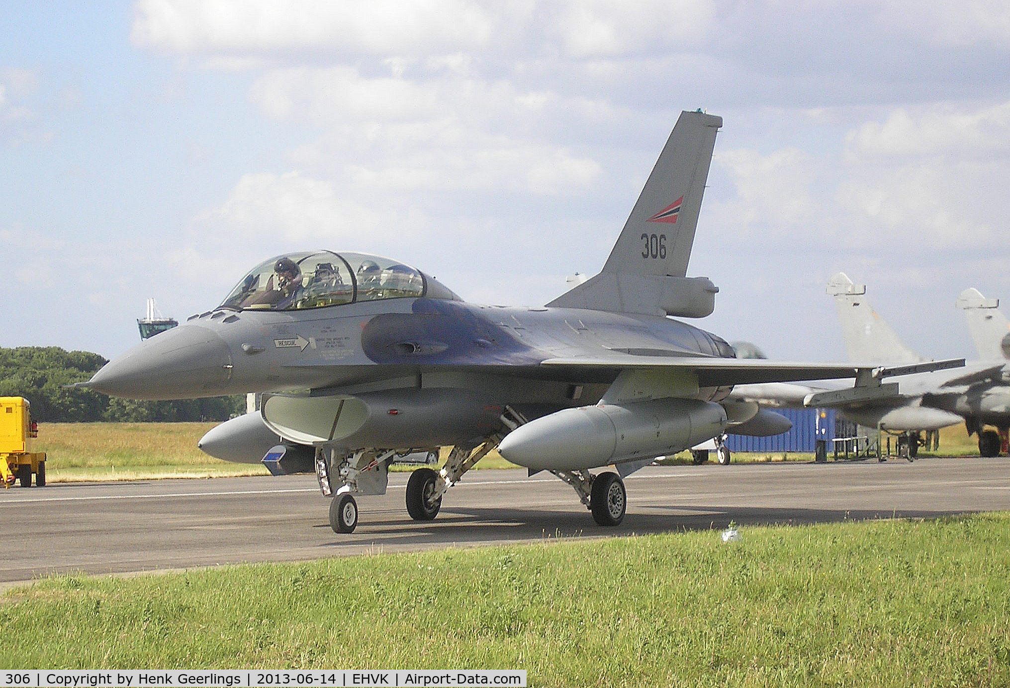 306, 1978 General Dynamics F-16BM Fighting Falcon C/N 6L-06, Airforcedays , 14/15 June  2013 at Volkel AFB

F-16 Norwegian Airforce
