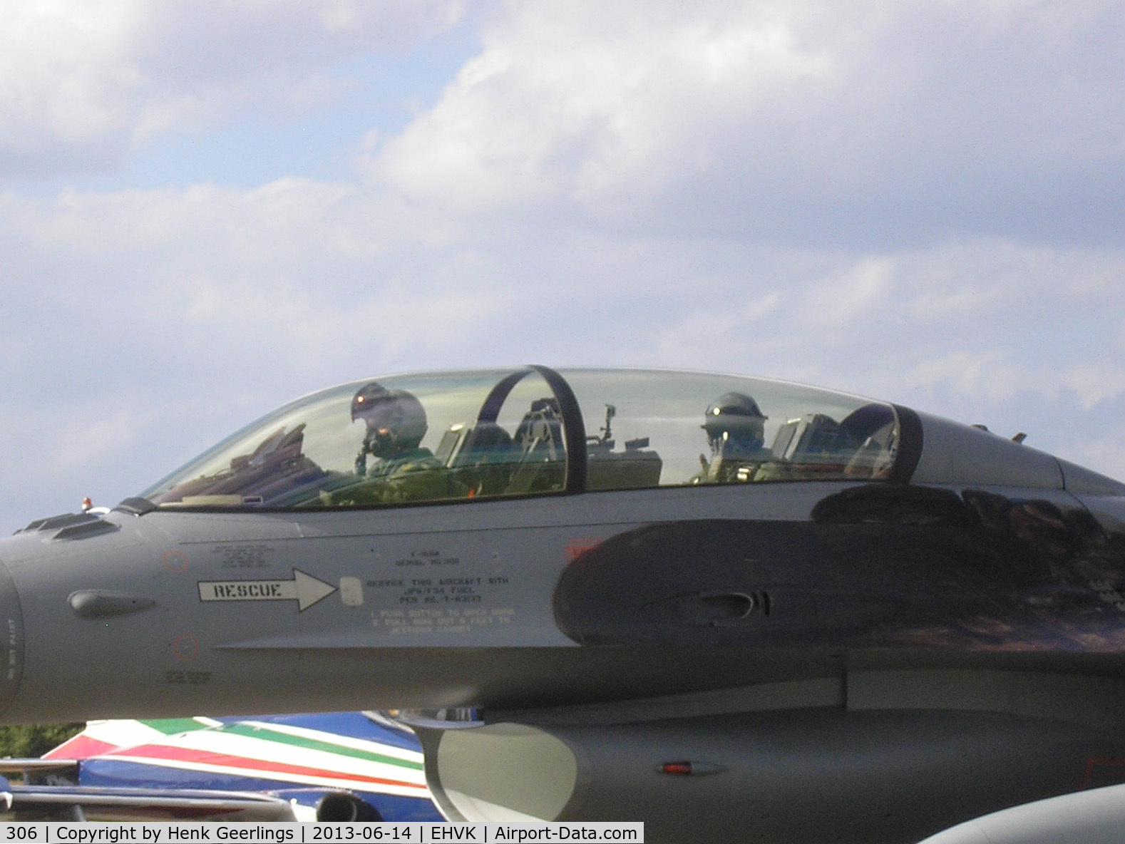 306, 1978 General Dynamics F-16BM Fighting Falcon C/N 6L-06, Airforcedays , 14/15 June  2013 at Volkel AFB

Norwegian Airforce , F-16