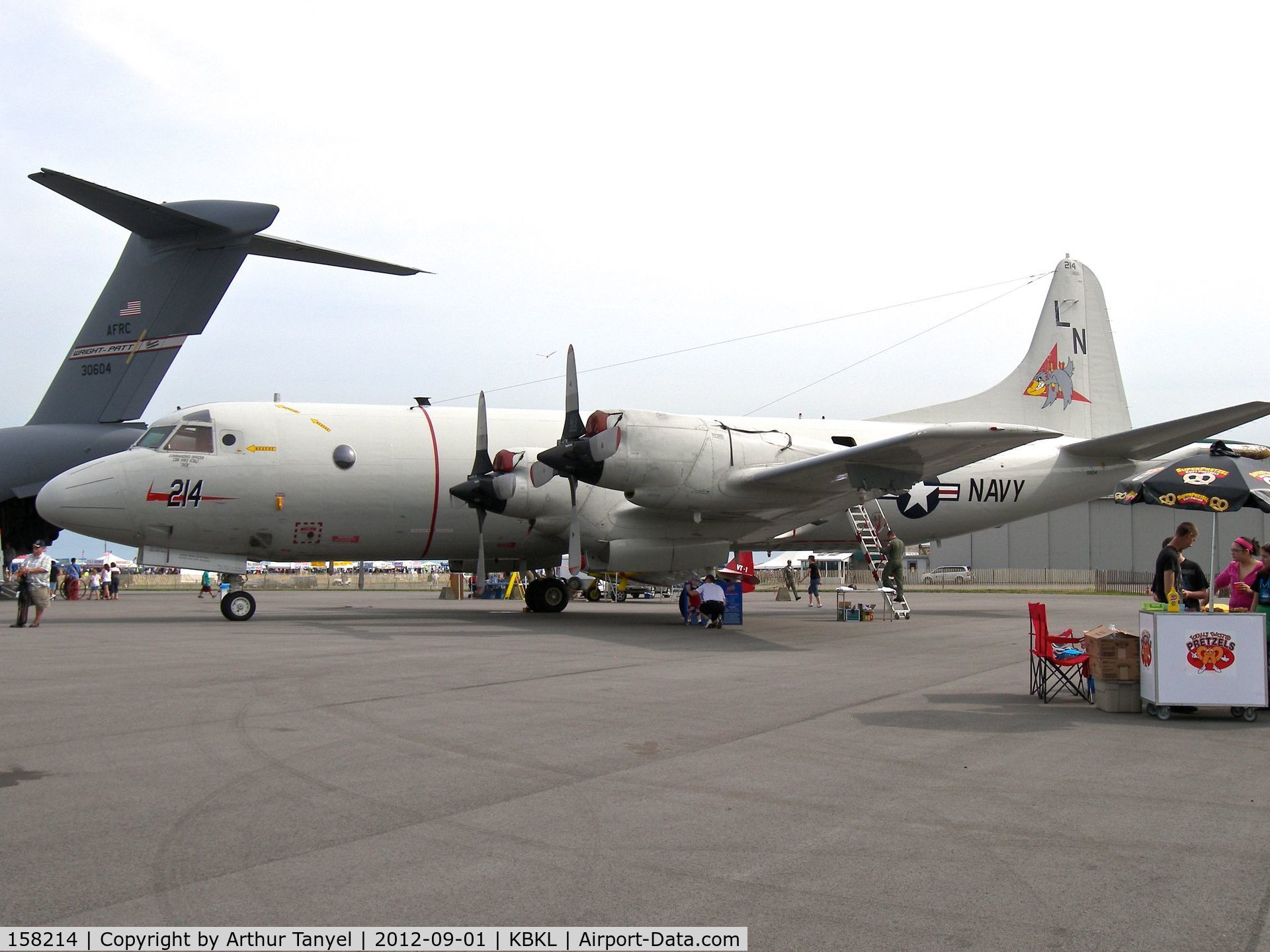 158214, Lockheed P-3C Orion C/N 285A-5559, On display @ 2012 Cleveland International Air Show