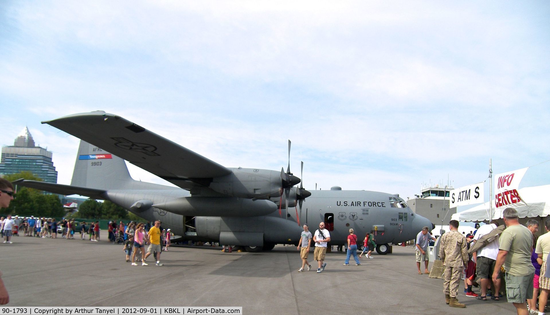90-1793, 1990 Lockheed C-130H Hercules C/N 382-5246, On display @ 2012 Cleve;and International Air Show