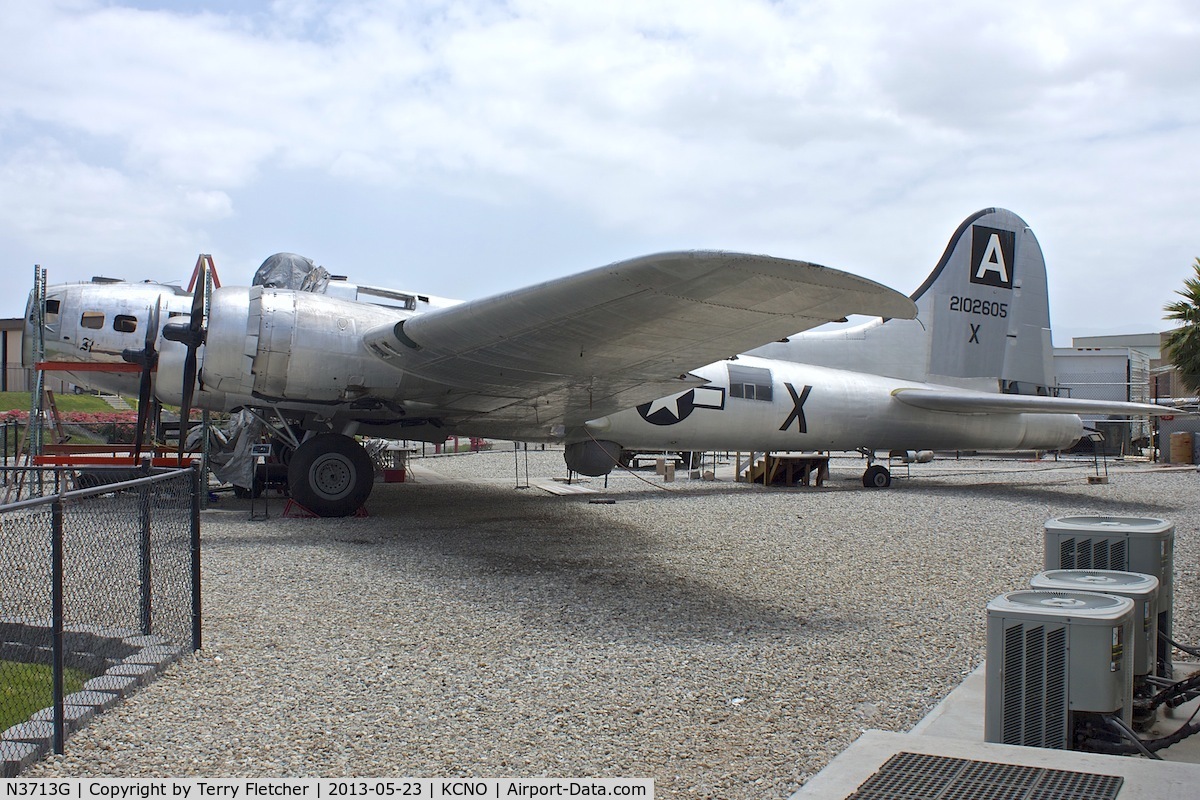 N3713G, 1960 Boeing B-17G Flying Fortress C/N 32325, Exhibited at Planes of Fame Museum , Chino , California