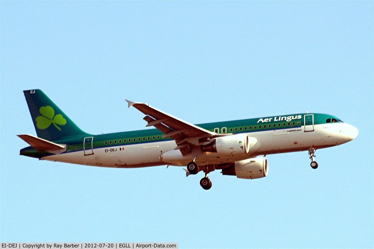 EI-DEJ, 2005 Airbus A320-214 C/N 2364, Airbus A320-214 [2364] (Aer Lingus) Home~G 20/07/2012