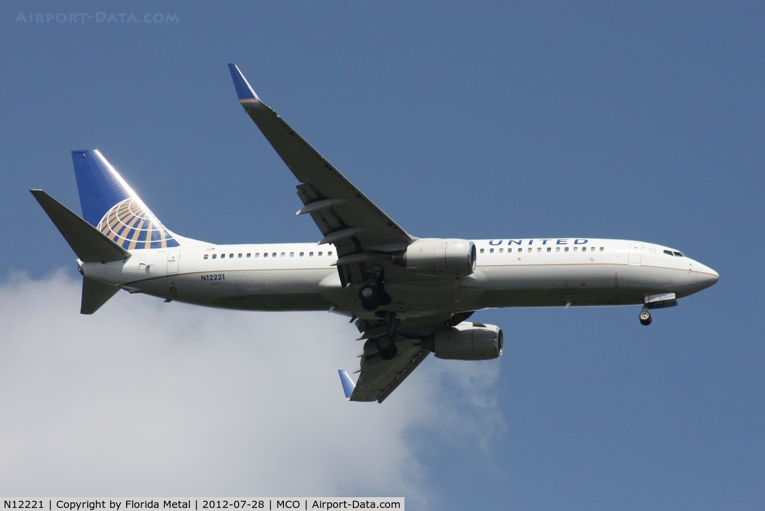 N12221, 1998 Boeing 737-824 C/N 28930, United 737-800