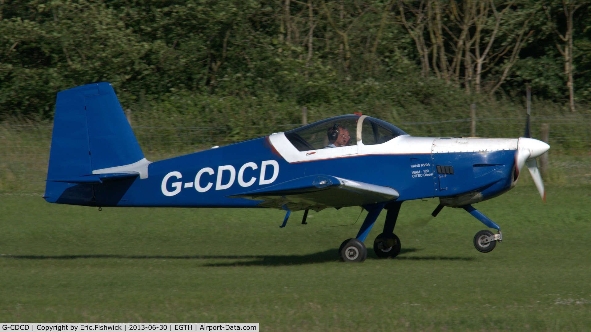 G-CDCD, 2004 Vans RV-9A C/N PFA 320-13925, 42. G-CDCD departing the Shuttleworth Military Pagent Flying Day, 30 June 2013