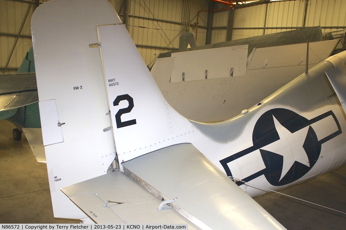 N86572, General Motors (Grumman) FM-2 Wildcat C/N 5626, Exhibited at Planes of Fame Museum , Chino , California